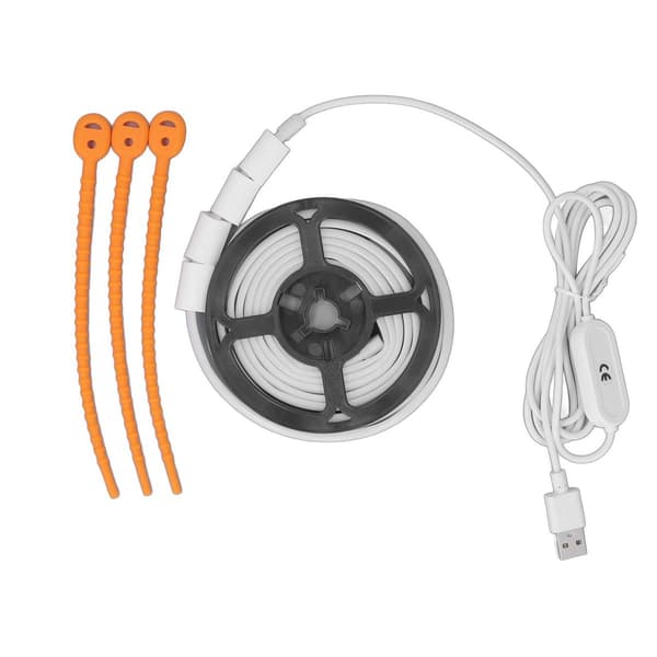 USB-drevne 5V strenglys hvide LED-strimler KLB