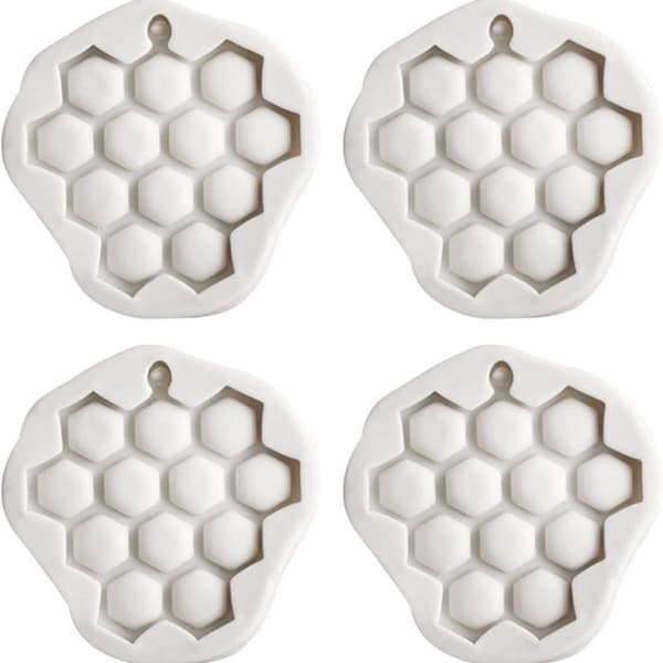 4 honeycomb molds silicone chocolate fudge