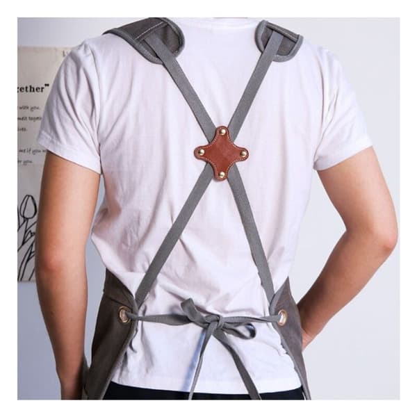 Blå hageapron for barn, lengde 47 cm