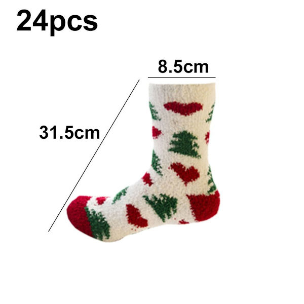 Julklappstrumpor för kvinnor flickor presenter söta roliga mysiga stil 3