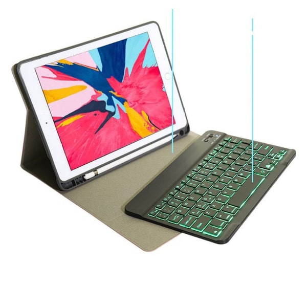 Inateck tangentbordsfodral för iPad 2021(9:e generationen)/2020(8:e generationen)/2019(7:e generationen)