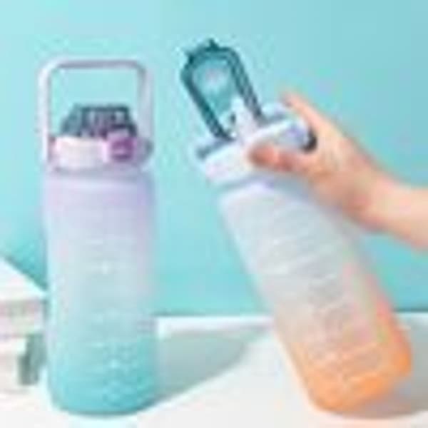 2L dricksflaska sportflaska vattenflaska dryckesflaska dricksflaska med