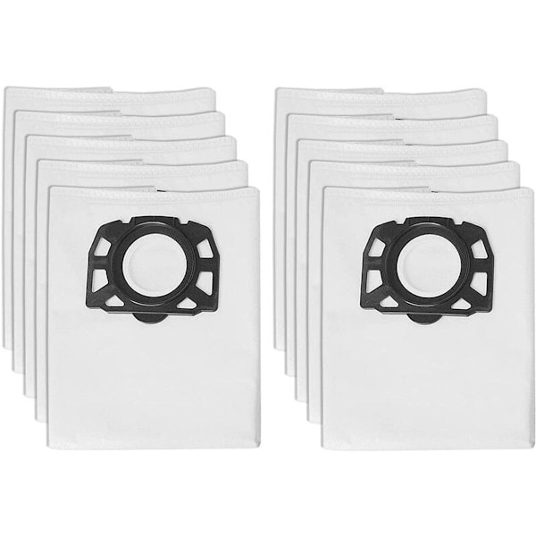 10-pack dammsugarpåsar till Kärcher dammsugare Wd4 Wd5 Wd6 Mv4 Mv5 Mv6