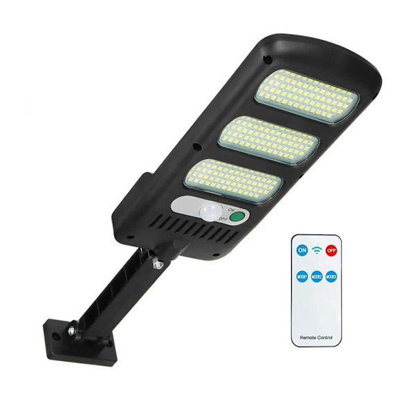 Solcellslampa för utomhusbruk, 213 LED solcellslampa med rörelsesensor, vattentät KLB