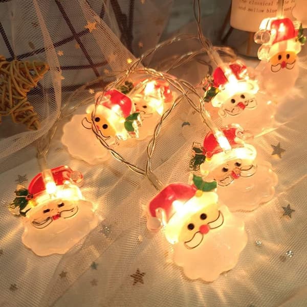 Julelys-kæde, vandtæt, batteridrevet LED-julelys