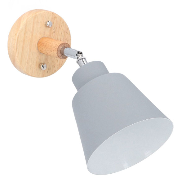 Modern minimalistisk vägglampa, träkonst, dekorativ KLB