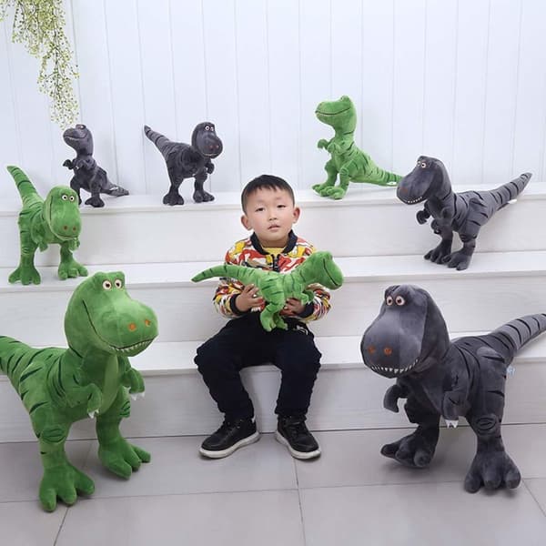 3D-pehmolelu/pehmolelu/pehmolelu dinosaurus lapsille - vihreä, 30 cm KLB