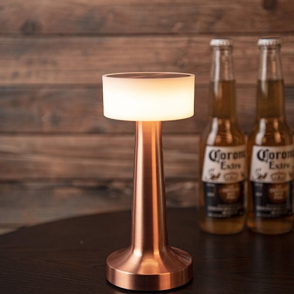 Bar Bordlampe - Innendørs eller utendørs bruk - Også oppladbar via USB-kabel inkludert - 3 dimmenivåer - Varm lys KLB