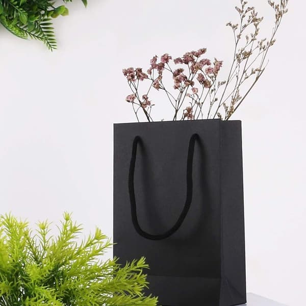 25-pack presentpåsar med handtag, presentpåsar, kraftpapperspåsar, KLB