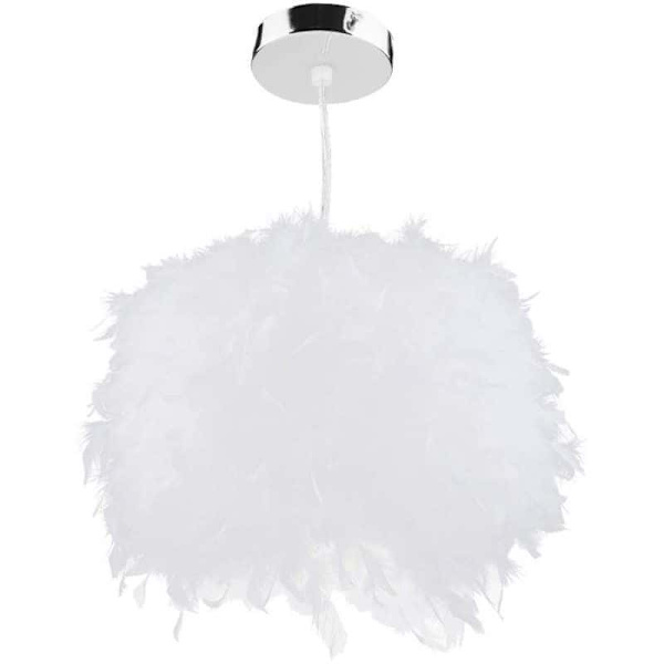 Hängande lampor Fjäderhänge 30cm E27, Glödlampa ingår ej