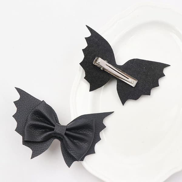 Fladdermus Hårsnoddar för Tonåringar, Flickor och Kvinnor, 4-pack, Halloween