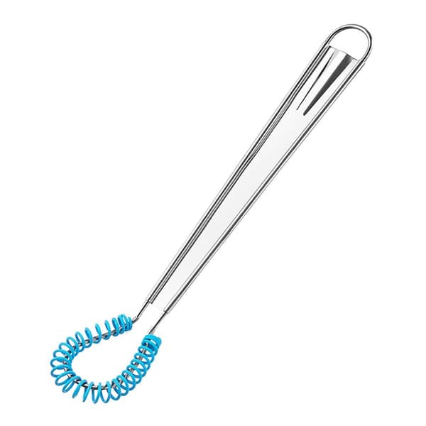 Beste redskaper Mini Egg Visp 430 Rustfritt Stål Håndtak Blå KLB