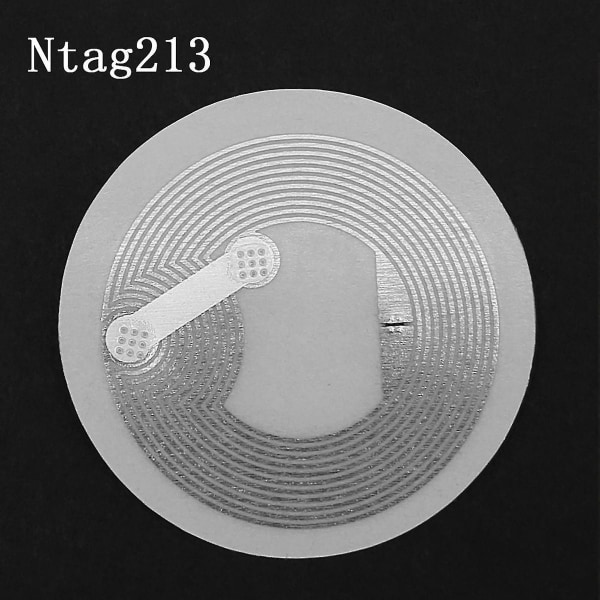 50 kpl Ntag213 Nfc-tunnistetta 13,56 MHz Iso14443a Nfc-tarra Ntag