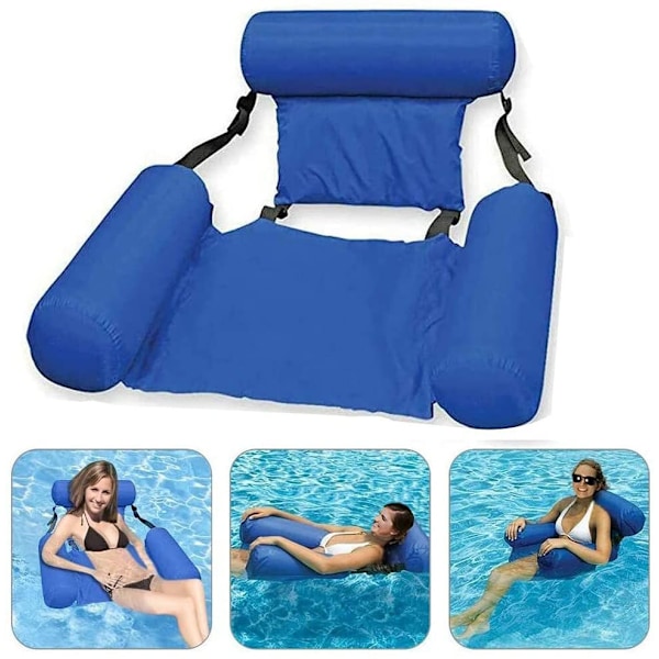Uppblåsbar badsäng, vattenhängmatta lounger pool lounger