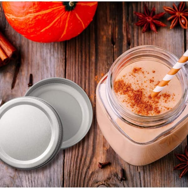 30-pack Mason Jar-lock med vanlig öppning, läckagesäkra och säkra