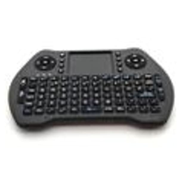 Mini trådløst tastatur, 2,4 GHz trådløs mini tastaturcontroller med