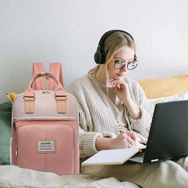 Läppärireppu - Business-matkalaukku - USB-portilla, pinkki