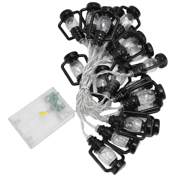 20LED ljusslinga, 9,8F, varm retro Halloween fotogenljusslinga KLB