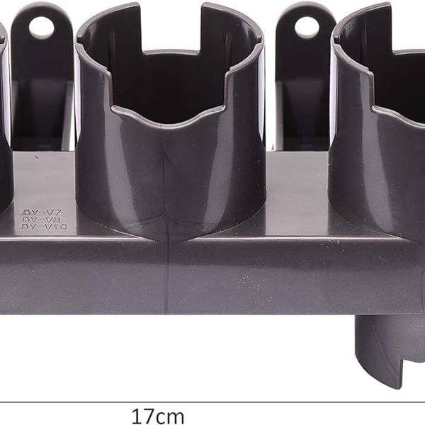 Platsbesparande hållare för Dyson V11 V10 V8 V7 - tillbehörs hållare med 5 adaptrar KLB
