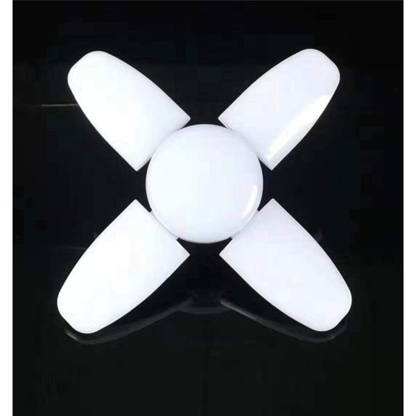 60W Garage Lamper, Cool White 6500K Deformerbar Værkstedslampe med 4 Justerbare Paneller, LED Loftsbelysning, til Garager, Varehuse, Fitnesscentre