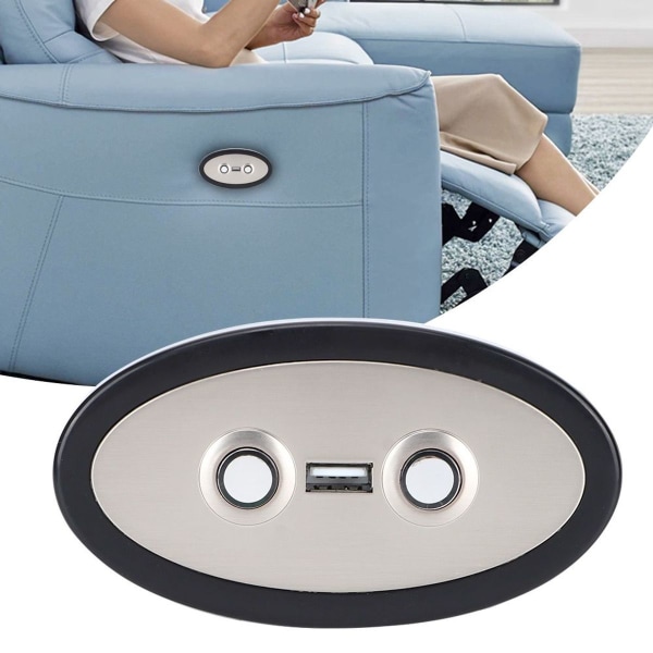 Elektrisk sofa Push Rod Håndbryter med LED KLB