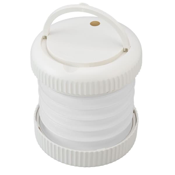 Lanternelampe, sammenklappelig, opladelig, magnetisk, LED, RGB, hvid, 360° KLB