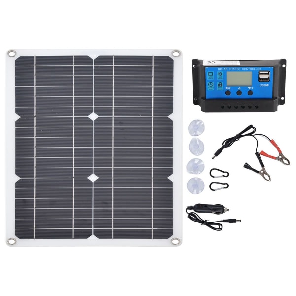 Solpanel med två USB-portar Mångsidig bärbar solpanel KLB