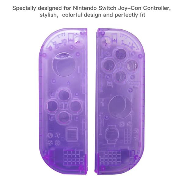 Beskyttende deksel for Nintendo Switch - Transparent lilla