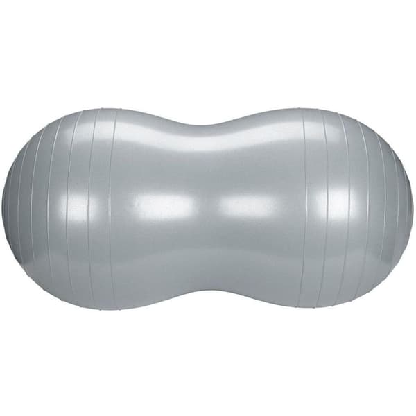 Fitnessboll jordnötsform 45×90 cm silver