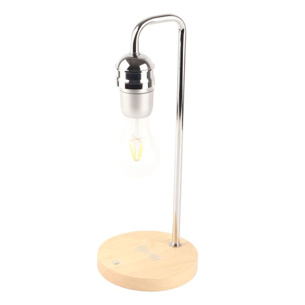 Magnetisk svævende LED-pære med træbase 100-240V KLB