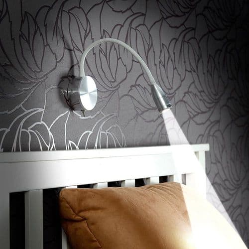 Lunartec svanehalslampe seng: LED seng & leselys