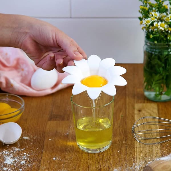 Søt blomsterdesign plast eggeskiller