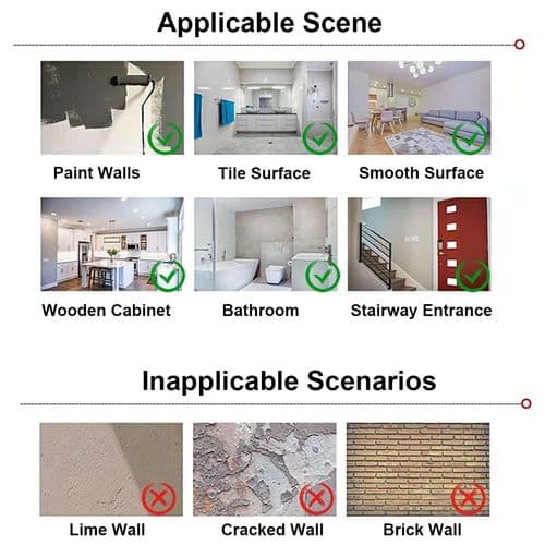 2 sæt mosaiksimulerende små keramiske flisestickers til stue, køkken og badeværelse