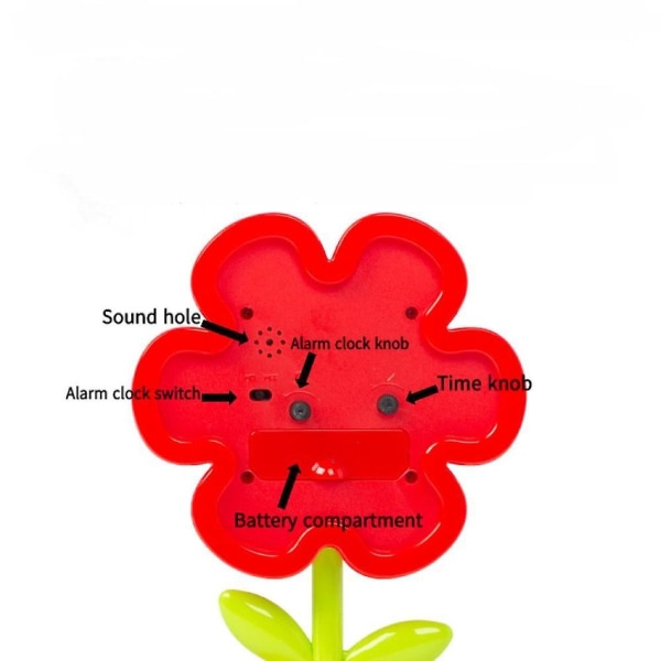 Blomster väckarklocka ¨C sovrums väckarklocka, tyst väckarklocka, mini väckarklocka