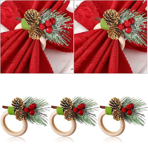 Julservettringar, servettringar, dekoration för jul, tacksägelse