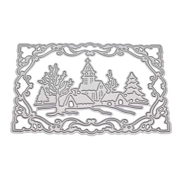 Jul Vinter Metall Skärmaskin Stencil DIY KLB