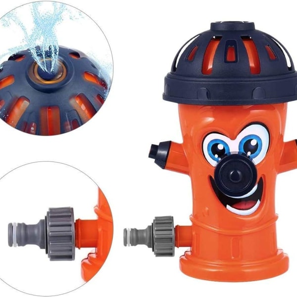 Sunshine smile Sprinkler Legetøj til børn, Hydrant Sprinkler, Vand Legetøj Sprinkler, W KLB