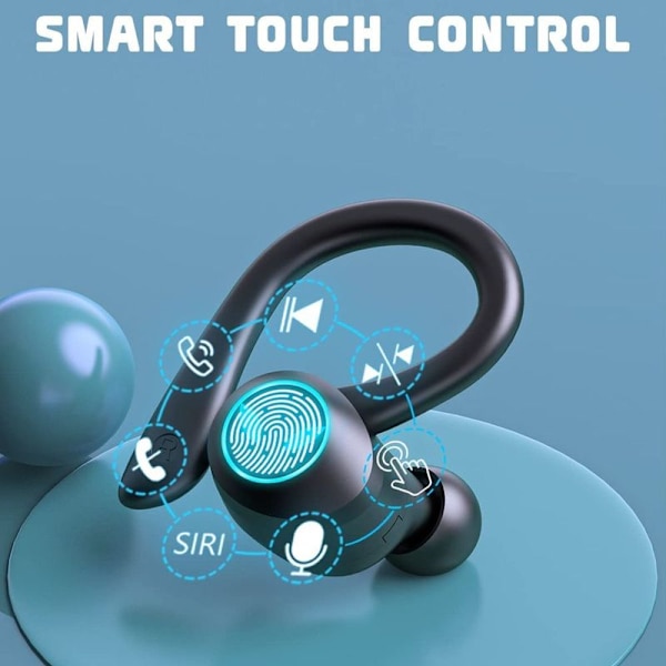 Langattomat nappikuulokkeet, Bluetooth-kuulokkeet, urheilu, langattomat korvan yli