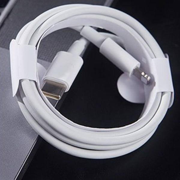 til Lightning-kabel iPhone hurtigladekabel USB-C strømforsyning lading KLB