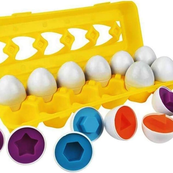 Decdeal Toddlers Egg Shapes Sortering Game Educational Toy Safety and KLB