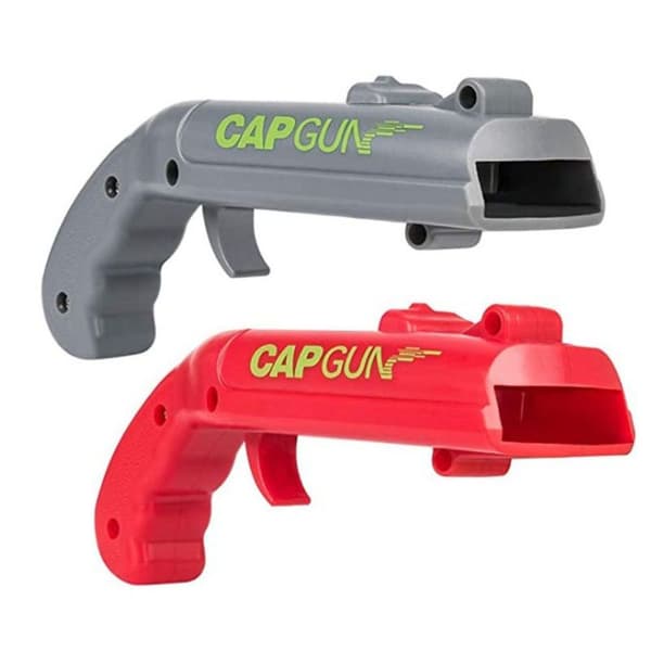 Ølkapselåbner, flaskeåbner, øloplukker, pistol, hættepistol