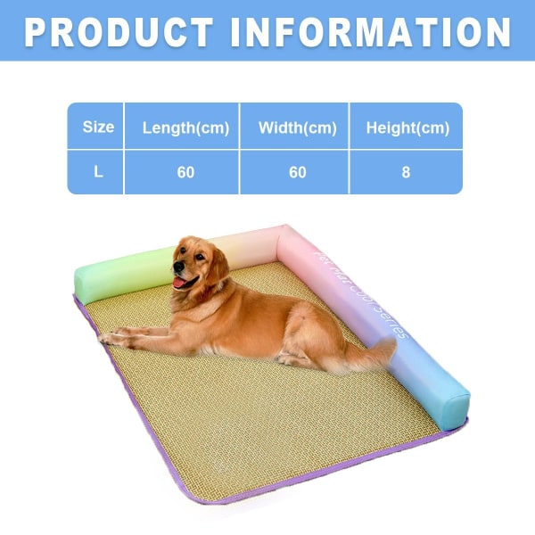 24 Inch Dog Beds for Medium Large Dogs, Pet L(23.62x17.71x1.1) KLB