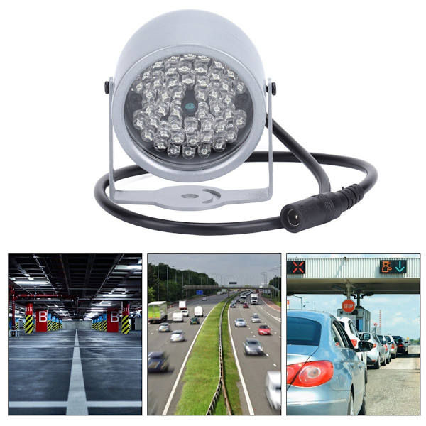 Yökuvaus infrapunavalo IP5 Sadekestävä 48 LED IR Infrapunavalo KLB