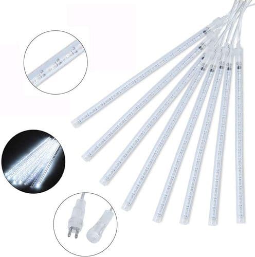 Roytong Meteor Shower Regnlys, LED Icicle Lys Hvit