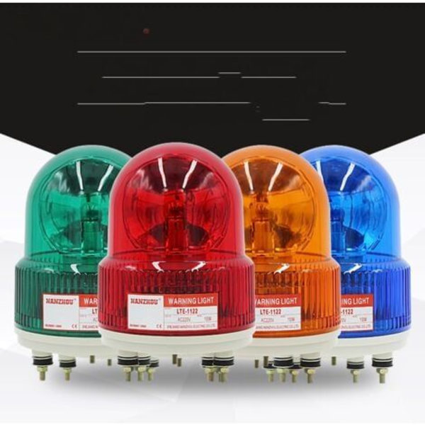 Multifunktionell LED-roterande varningslampa
