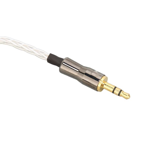 Preffair 3,5 mm til 3,5 mm adapterkabel 8 Core OCC Silver KLB