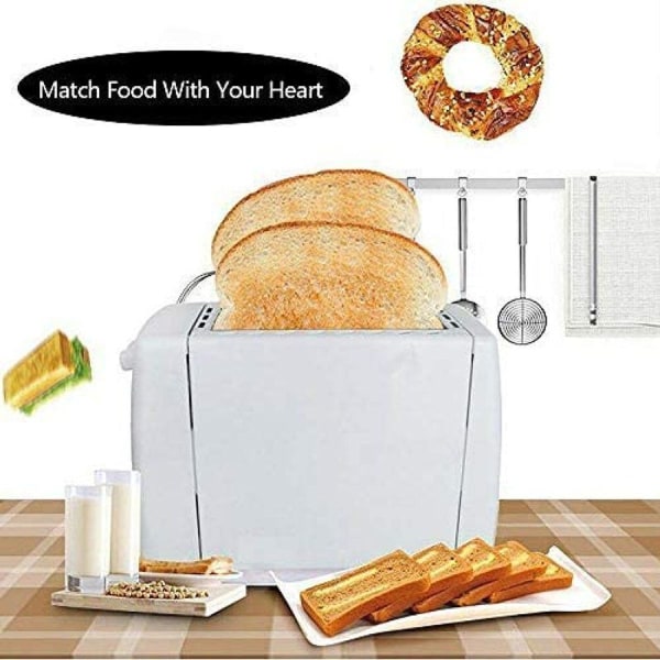 2 Viipaleen Toaster Kannettava Kotitalous 800W 7 Lämpötila-asetuksella