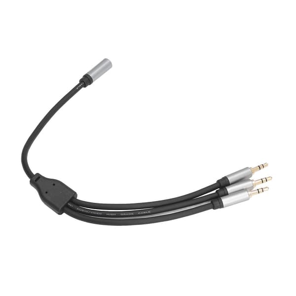 3,5 mm TRRS til 3,5 mm kabel hun til han stereo splitter KLB