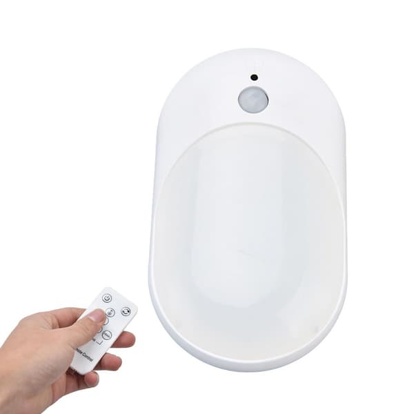 LED infrarød sensor nattlys, 7 knappers fjernkontroll KLB