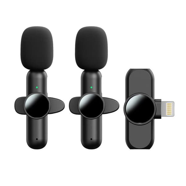 Trådløs lavalier-mikrofon, plug & play